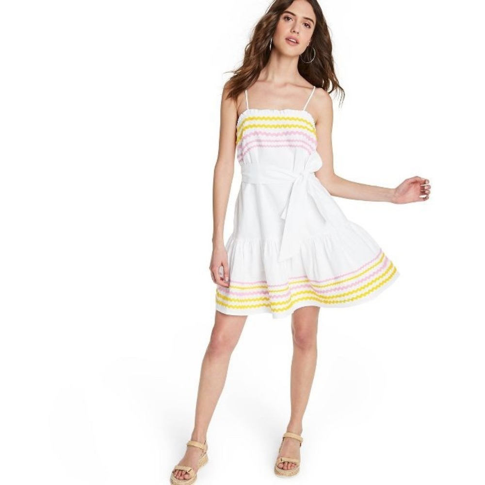 Lisa Marie Fernandez Ric Rac Dress spaghetti strap